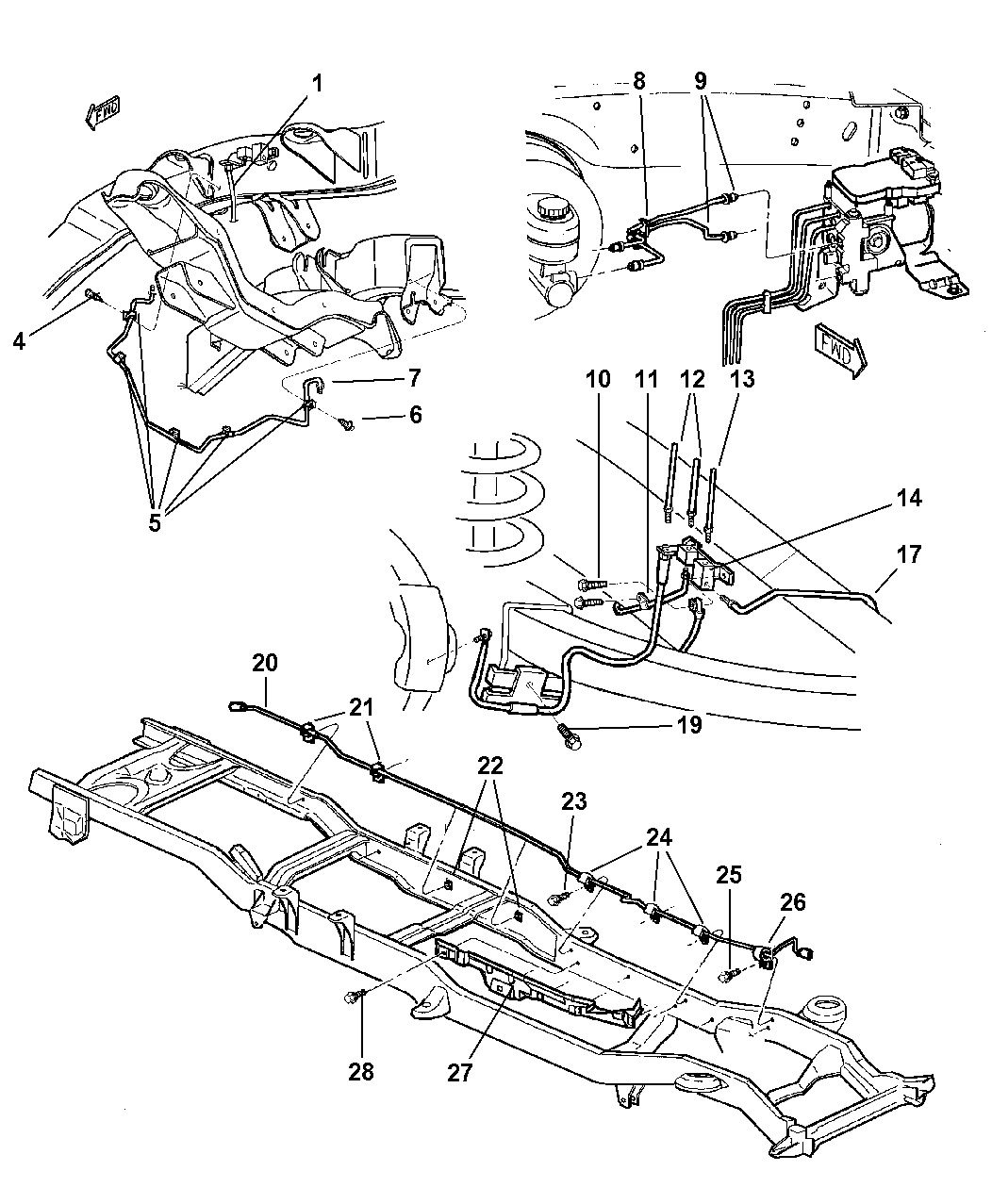 52009706ab Genuine Mopar Line Brake