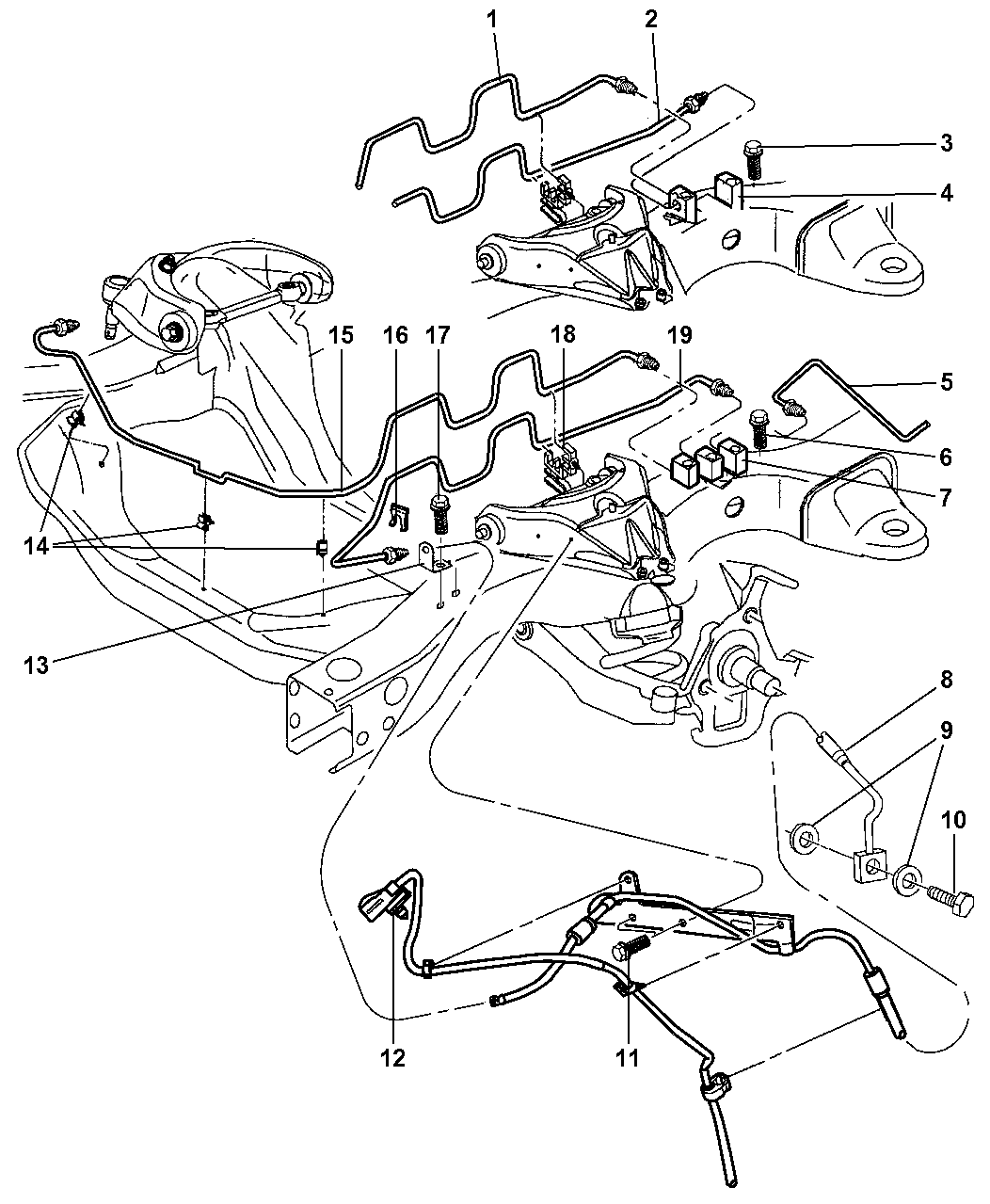 Dodge Dakota Brake Line Diagram