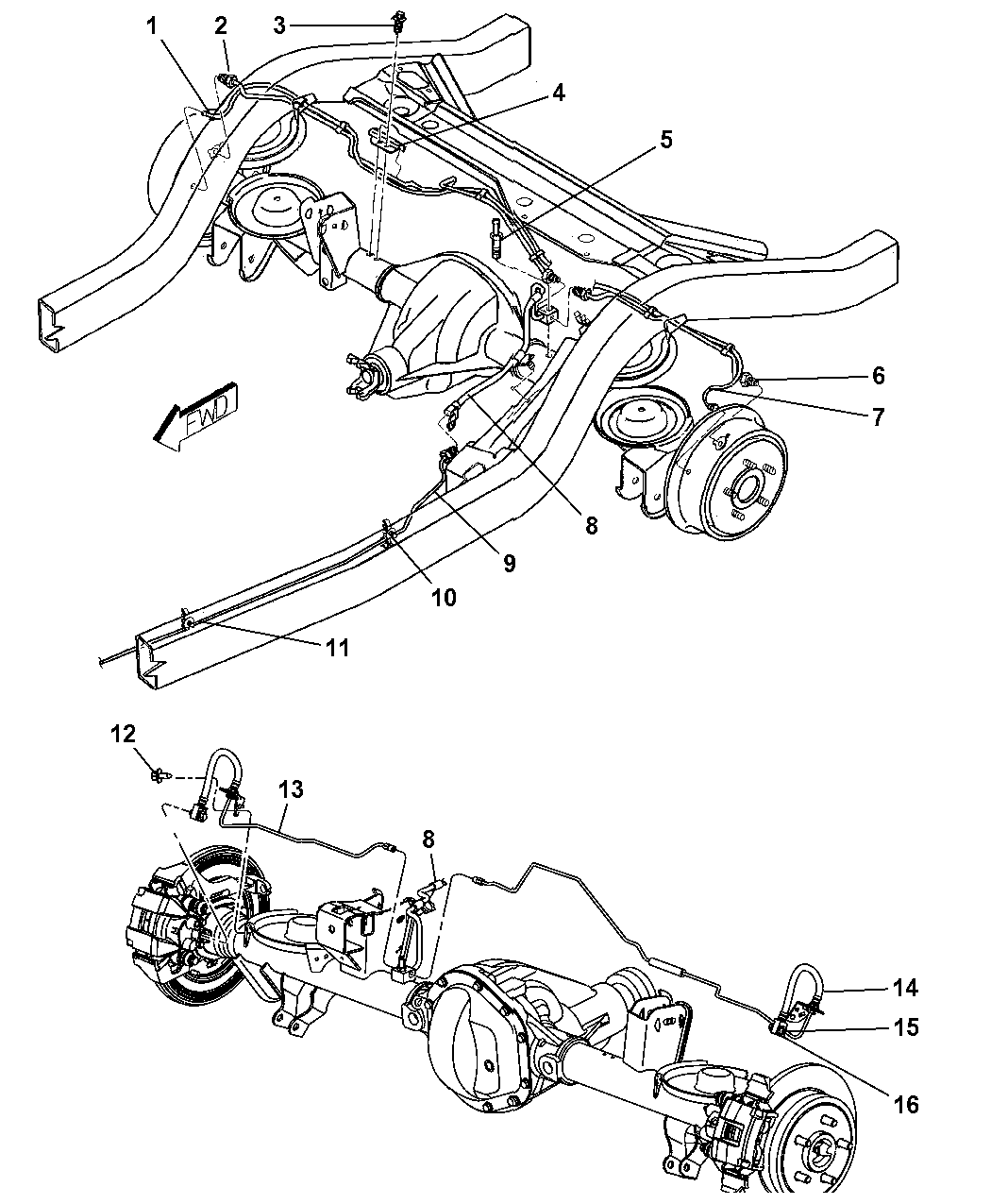 52008391 - Genuine Mopar LINE-BRAKE