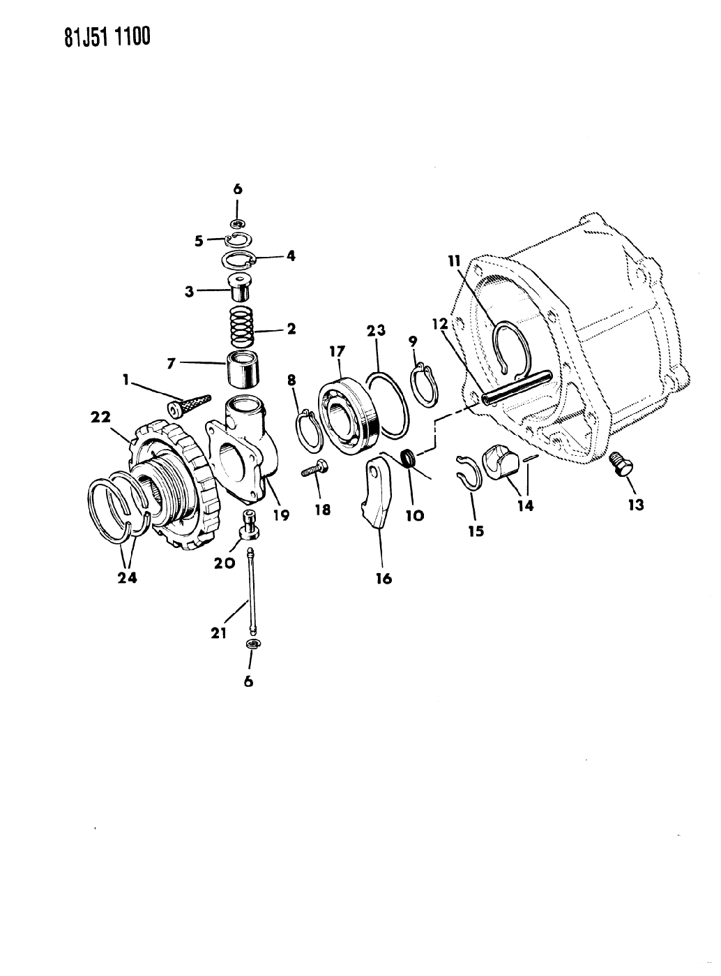 1986 Jeep Comanche Governor Control, Automatic Transmission