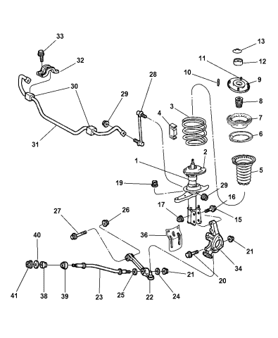 Suspension - Front - 2002 Chrysler 300M