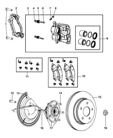 Front Brakes - 2011 Dodge Dakota