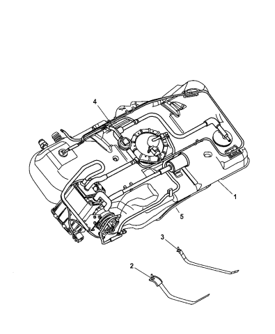 Fuel Tank - 2001 Chrysler PT Cruiser