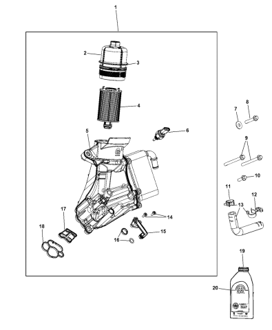 2020 ram 1500 oil filter