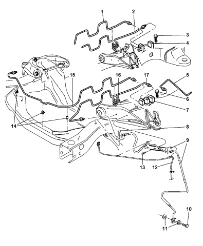 52009886ae Genuine Mopar Line Brake