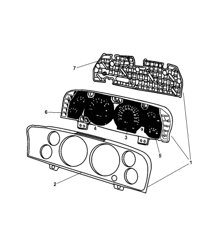 2002 dodge ram 1500 instrument cluster