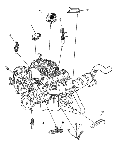 Sensors - Engine - 2007 Dodge Dakota