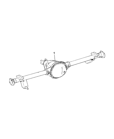 Axle Assembly, Rear - 1998 Jeep Cherokee