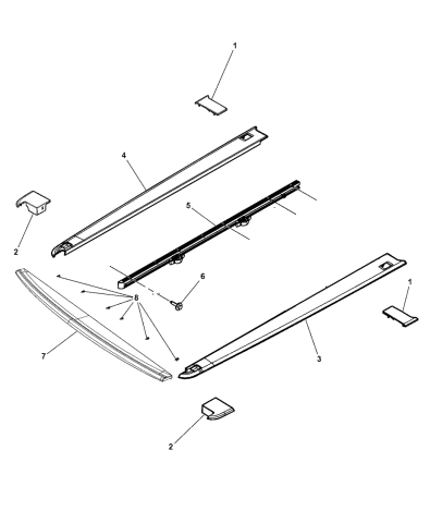 aa Genuine Mopar Spoiler Tailgate