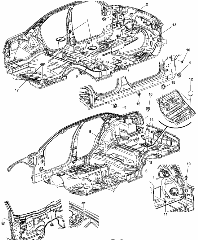 Body Plugs & Exhauster - 2018 Chrysler 300