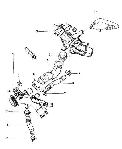 2008 dodge nitro thermostat replacement