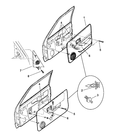 Interior Trim Parts - 1998 Jeep Cherokee