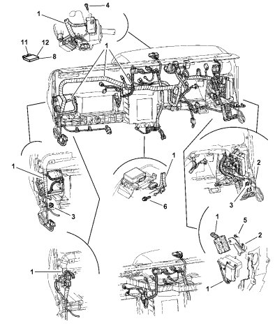 Wiring - Instrument Panel - 2001 Dodge Dakota