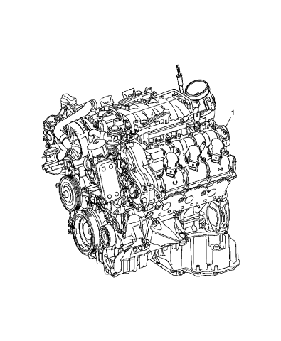 Engine Assembly & Identification - 2008 Dodge Sprinter 3500