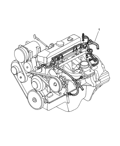 Wiring - Engine - 2003 Dodge Dakota