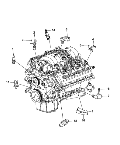 Sensors - Engine - 2013 Dodge Durango