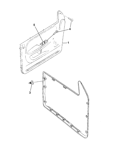 1998 dodge ram 1500 door panels