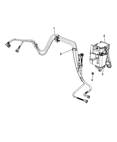 2011 dodge journey fuel filter location