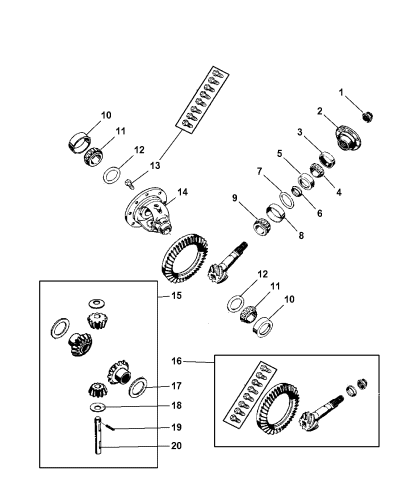 Differential - Front Axle - 2000 Dodge Dakota