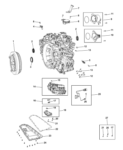 68025160AA - Genuine Mopar COOLER-AUXILIARY TRANS. OIL