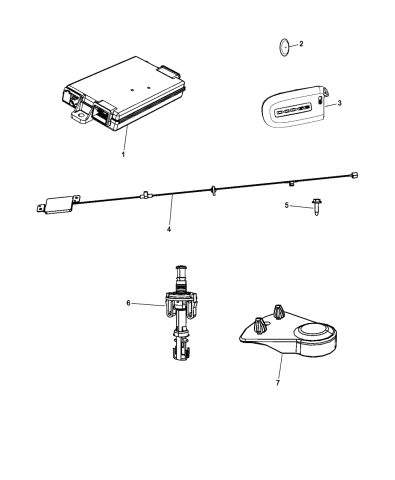 Starter, Remote Start - 2017 Dodge Journey