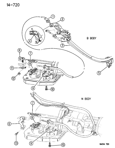 Throttle Control - 1995 Dodge Dakota