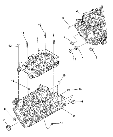 Cylinder Block - 2005 Jeep Liberty