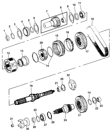 Gear Train - 2006 Dodge Ram 2500