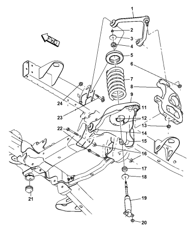 2004 dodge ram 1500 front suspension kit