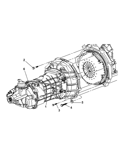 Transmission Assembly of Manual Transmission - 2004 Dodge Ram 3500