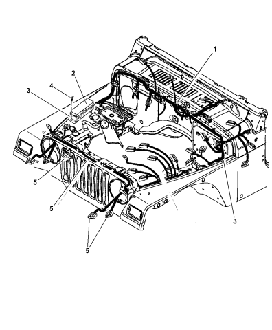 Wiring Headlamp Dash Panel 2003 Jeep Wrangler