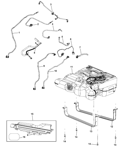 2005 dodge grand caravan fuel tank