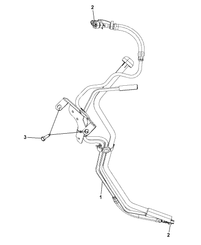 2009 Dodge Ram 1500 Fuel Lines Related Mopar Parts Giant