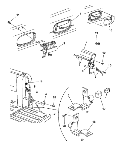 ram 1500 tailgate lock