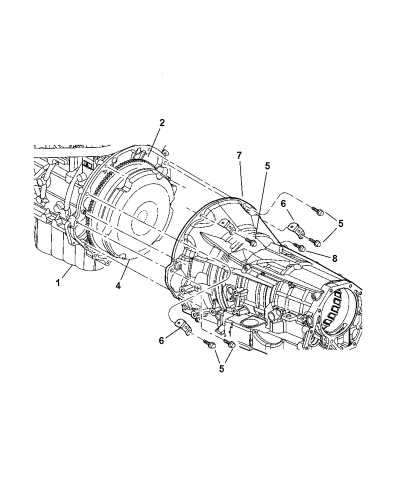 Transmission Mounting - 2004 Jeep Liberty