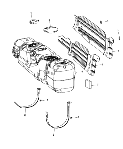 dodge ram gas tank