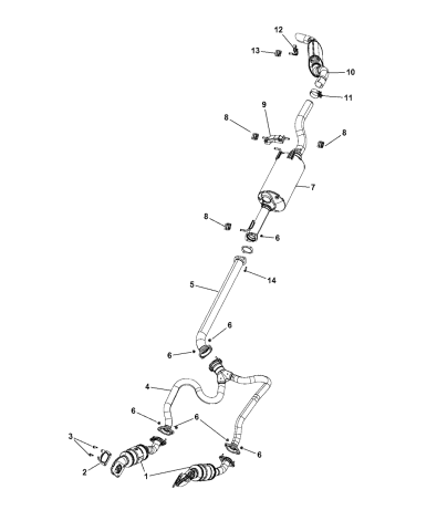 Exhaust System - 2020 Ram 1500