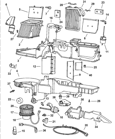 A/C Unit - 1998 Jeep Grand Cherokee