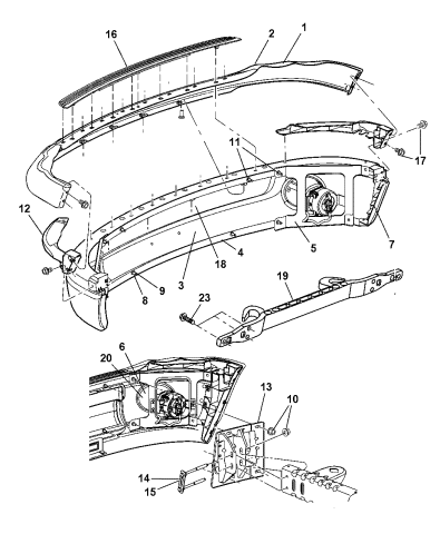 5096348AA - Genuine Mopar AIR DAM