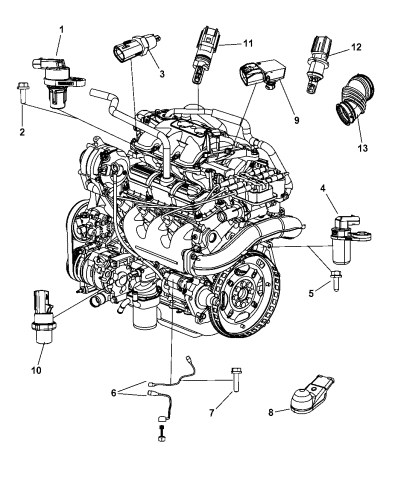 Sensors - Engine - 2008 Chrysler Town & Country