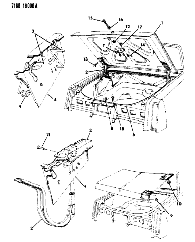 Deck Lid - 1987 Chrysler Fifth Avenue