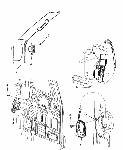 Speakers - 1997 Dodge Ram 1500