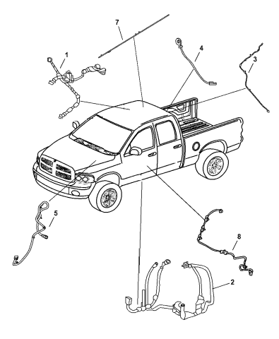 Wiring Body - 2009 Dodge Ram 4500