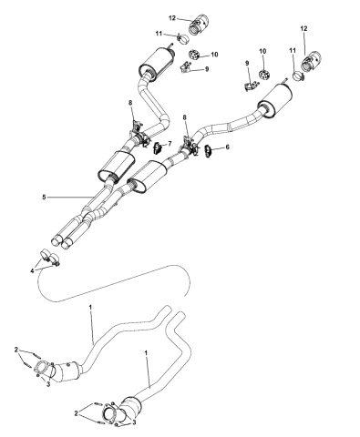 Exhaust System - 2018 Dodge Charger