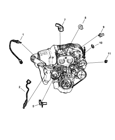 Sensor - Engine - 2003 Jeep Liberty