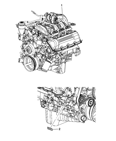 Engine Assembly And Identification - 2008 Dodge Ram 1500