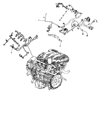 Wiring - Engine - 2017 Dodge Journey