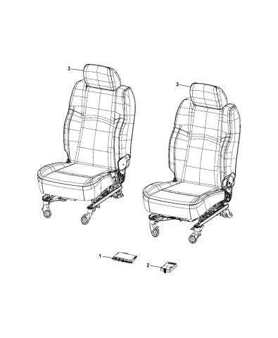 af Genuine Mopar Module Heated Seat