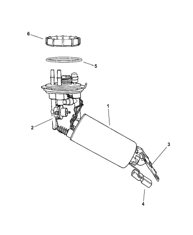 4897424ab Genuine Mopar Modul Kit Fuel Pump Level Unit