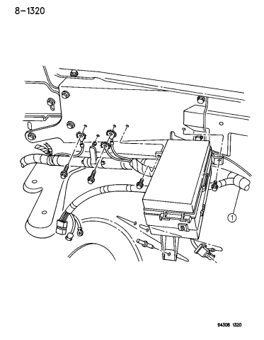 Wiring - Headlamp To Dash - 1995 Dodge Ram 2500